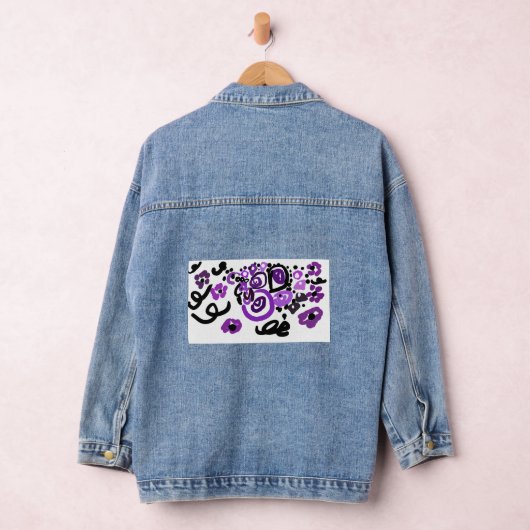 Wild Purple Peacock Jeansjacke (Hangar)