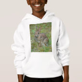 Wild-Rabbit-Cottontail Apparel and Gifts Hoodie (Vorderseite)