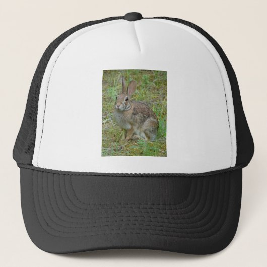 Wild-Rabbit-Cottontail Apparel and Gifts Truckerkappe (Vorderseite)