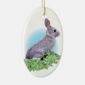 Wild Rabbit Keramik Ornament (Rechts)