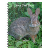 Wild Rabbit Nature Notebook Notizblock (Vorderseite)