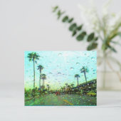 Wild Rain Postkarte (Stehend Vorderseite)