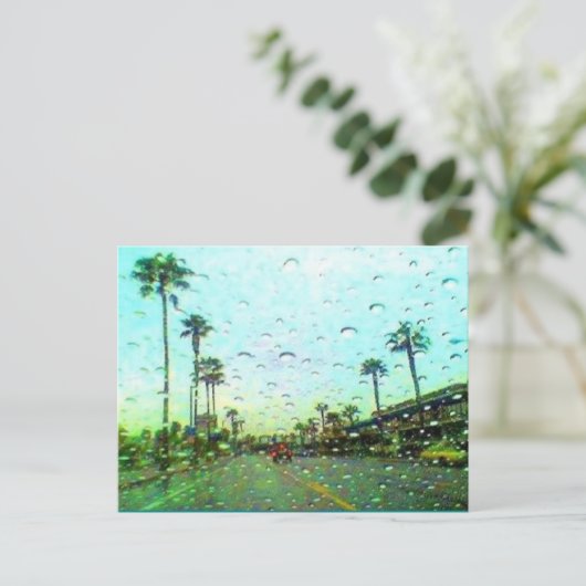 Wild Rain Postkarte (Stehend Vorderseite)