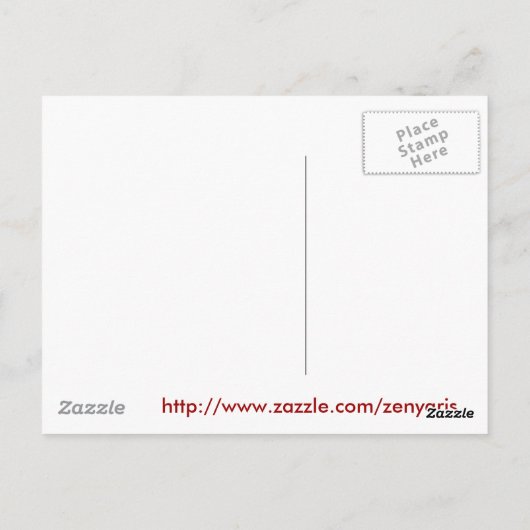 Wild Rain Postkarte (Rückseite)