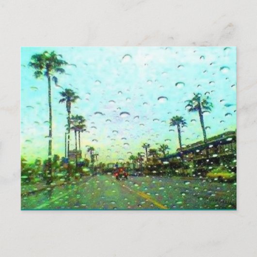 Wild Rain Postkarte (Vorderseite)