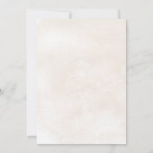 Wild Red Blume Hochzeitseinladung Einladung (Rückseite)