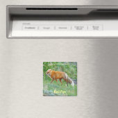 Wild Red Fox Animal Wildlife Fun Magnet (In Situ (Geschirrspüler))