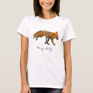 Wild Red Fox Wearable Art T-Shirt