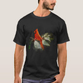 Wild Red Kardinal Bird T-Shirt (Vorderseite)