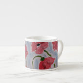 Wild Red Poppies Espressotasse (Vorderseite Rechts)