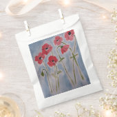 Wild Red Poppies Geschenktütchen (Ausgeschnitten)