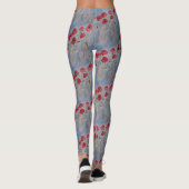 Wild Red Poppies Leggings (Rückseite)