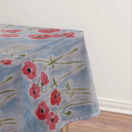 Wild Red Poppies Tischdecke