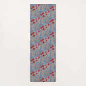 Wild Red Poppies Yogamatte (Rückseite)