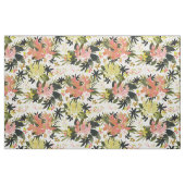 WILD RETREAT Tropischer Hibiskus Floral Stoff (Fat Quarter (45,7 x 55,9 cm))