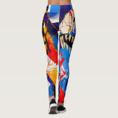 Wild Retro T-rex Dinosaur Fusion Leggings (Rückseite)