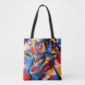 Wild Retro T-rex Dinosaur Fusion Tasche (Vorderseite)