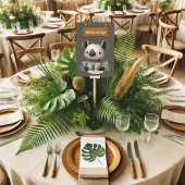 Wild Rhino Ridge Jungle Safari Tafelkarte Tischnummer