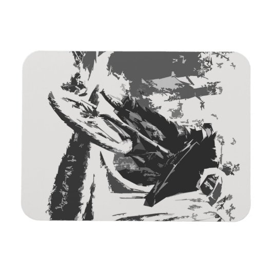 Wild Ride! - BMX Racer Magnet (Horizontal)