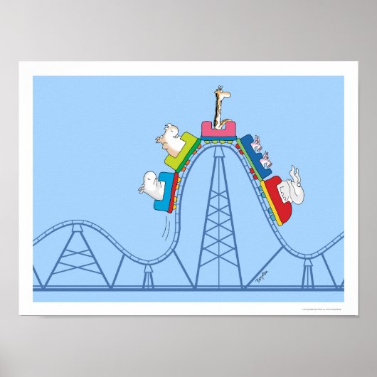 WILD RIDE ROLLER UNTERSETZER von Sandra Boynton Poster (Vorne)