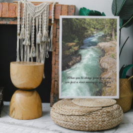 Wild River Rumi Poetry Verse Fotodruck