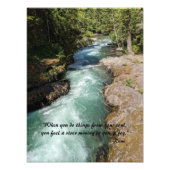 Wild River Rumi Poetry Verse Fotodruck (Vorne)