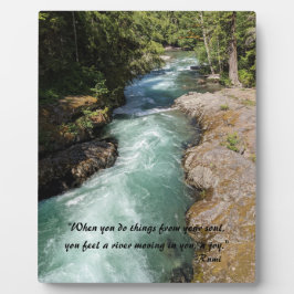 Wild River Rumi Poetry Verse Fotoplatte