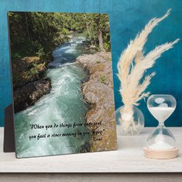 Wild River Rumi Poetry Verse Fotoplatte