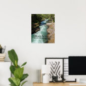 Wild River Rumi Poetry Verse Poster (Heimbüro)