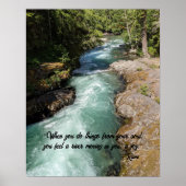 Wild River Rumi Poetry Verse Poster (Vorne)