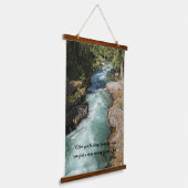 Wild River Rumi Poetry Verse Wandteppich Mit Holzrahmen (Gewinkelt)
