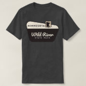 Wild River Staat Park Minnesota Begrüßungszeichen T-Shirt (Design vorne)