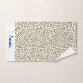 Wild Romantic Field Blue butterflies Badhandtuch Set (Handtuch)