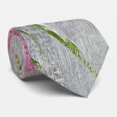 Wild rosa Blume Krawatte (Gerollt)