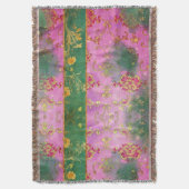 Wild rosa Grunge Damask - Blanket Decke (Vorderseite Vertikal)