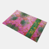Wild rosa Grunge Damask - Doormat, Rug Fußmatte (Schrägansicht)