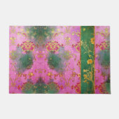 Wild rosa Grunge Damask - Doormat, Rug Fußmatte (Vorderseite)