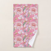 Wild rosa Roses Badetuch Set (Handtuch)