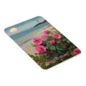 Wild Rose Beach Geburtstag Magnet (Rechte Seite)