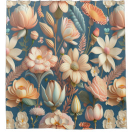 WILD ROSE FLORAL DUSCHVORHANG