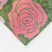 Wild Rose Garden Fleecedecke (Ecke)