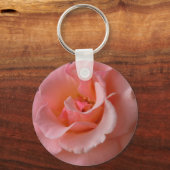 Wild Rose Key Chains Peach Rose Wildblume Geschenk Schlüsselanhänger (Vorderseite)