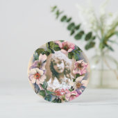 WILD-ROSE KROWN 16 CIRCLE-FOTOVORLAGE EINLADUNG (Stehend Vorderseite)