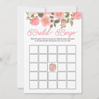 WILD ROSE LAND Brautparty Bingo DIGITAL Einladung