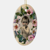 WILD-ROSE, PINK GEM BABY SHOWER FOTO-VORLAGE KERAMIK ORNAMENT (Rechts)