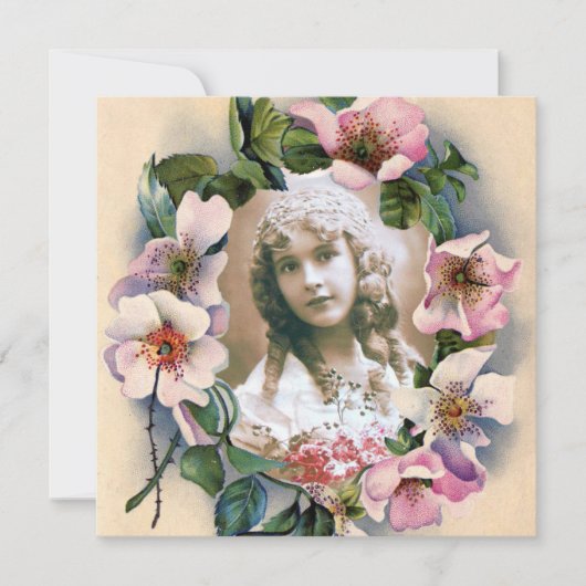 WILD-ROSE SCHNITTEN 16 FOTOVORLAGE EINLADUNG (Vorderseite)