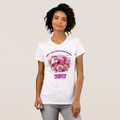 "Wild Rose Spirit" Coquette Woman T Shirt (Vorne ganz)