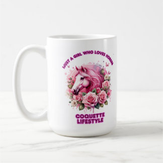 "Wild Rose Spirit" Coquette Woman T Shirt Kaffeetasse