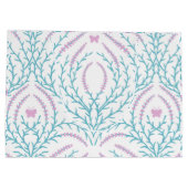 Wild roses and butterflies /pink/pale green/yellow große geschenktüte (Rückseite)