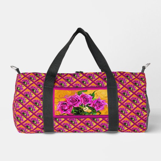 Wild Roses Duffle Bag (Vorderseite)